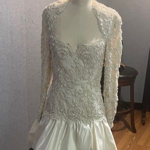 Fontana bridal Wedding dress size 10 made in 1989 was 2200